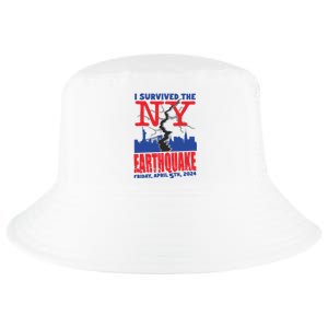 I Survived The Nyc Earthquake 2024 Cool Comfort Performance Bucket Hat