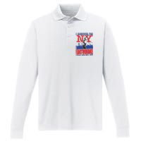 I Survived The Nyc Earthquake 2024 Performance Long Sleeve Polo