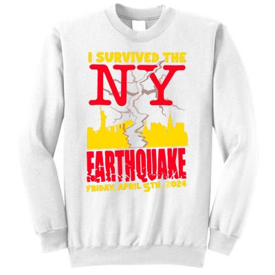 I Survived The Nyc Earthquake 2024 Sweatshirt