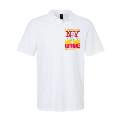 I Survived The Nyc Earthquake 2024 Softstyle Adult Sport Polo