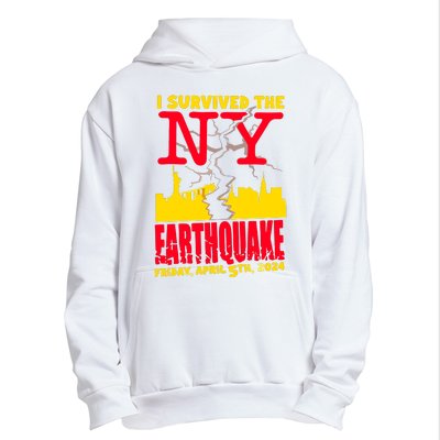 I Survived The Nyc Earthquake 2024 Urban Pullover Hoodie