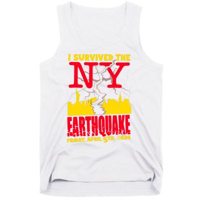 I Survived The Nyc Earthquake 2024 Tank Top