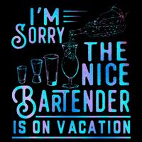 IM Sorry The Nice Bartender Is On Vacation Funny Impact Tech Backpack