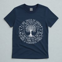 I See Trees Green Red Roses Wonderful World Earth Day Nature T-Shirt