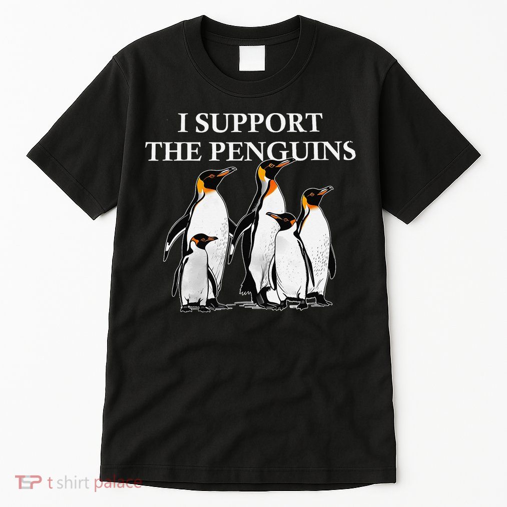 I Support The Penguins Tariffs Funny Trump Tariffs Tall T-Shirt