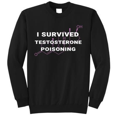 I Survived Testosterone Poisoning Sweatshirt