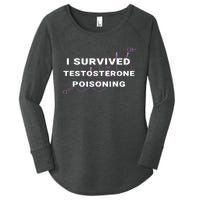 I Survived Testosterone Poisoning Women's Perfect Tri Tunic Long Sleeve Shirt