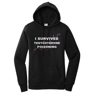 I Survived Testosterone Poisoning Women's Pullover Hoodie