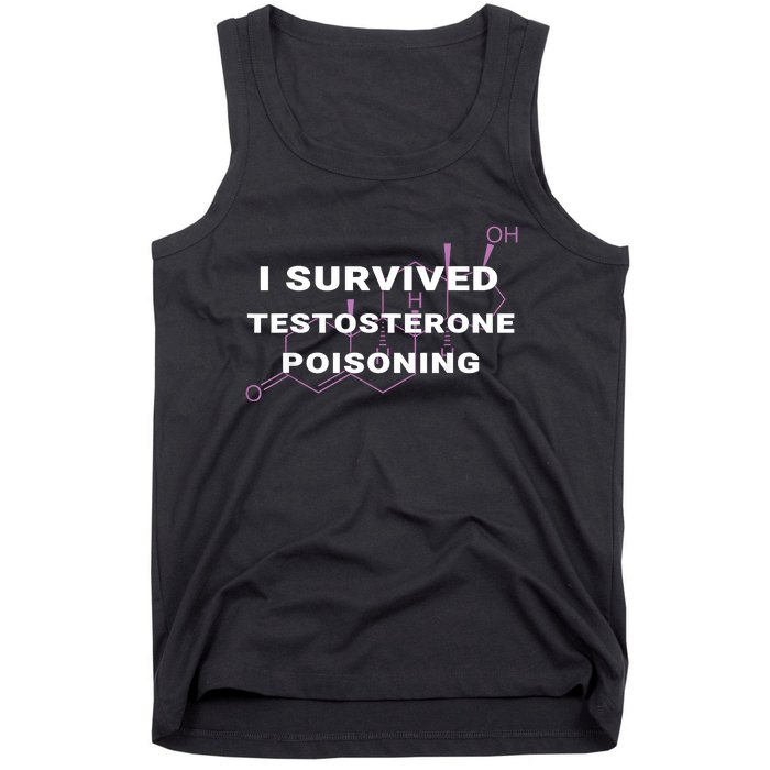 I Survived Testosterone Poisoning Tank Top