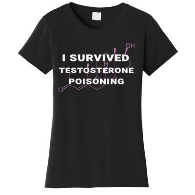 I Survived Testosterone Poisoning Women's T-Shirt