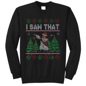 I Saw That Jesus Love Christ Funny Ugly Christmas Jesus Sweatshirt