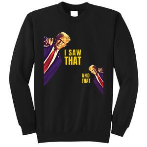 I Saw That Jesus Meme Barron And IM Telling Dad Trump Sweatshirt