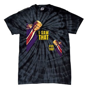 I Saw That Jesus Meme Barron And IM Telling Dad Trump Tie-Dye T-Shirt