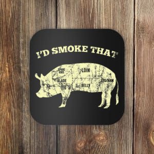 Id Smoke That Pig For A Culinary Student Coaster