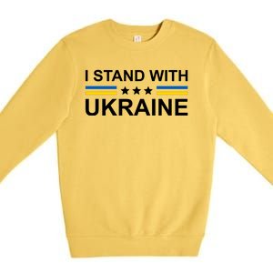 I Stand Ukraine Star Premium Crewneck Sweatshirt