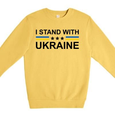 I Stand Ukraine Star Premium Crewneck Sweatshirt