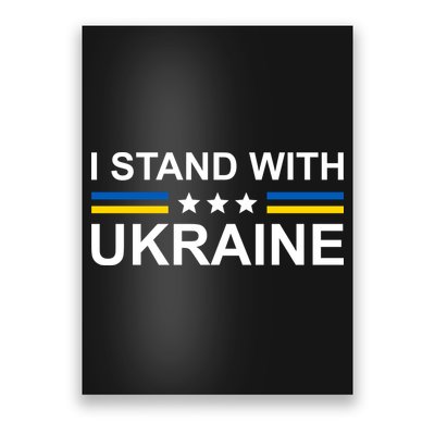 I Stand Ukraine Star Poster