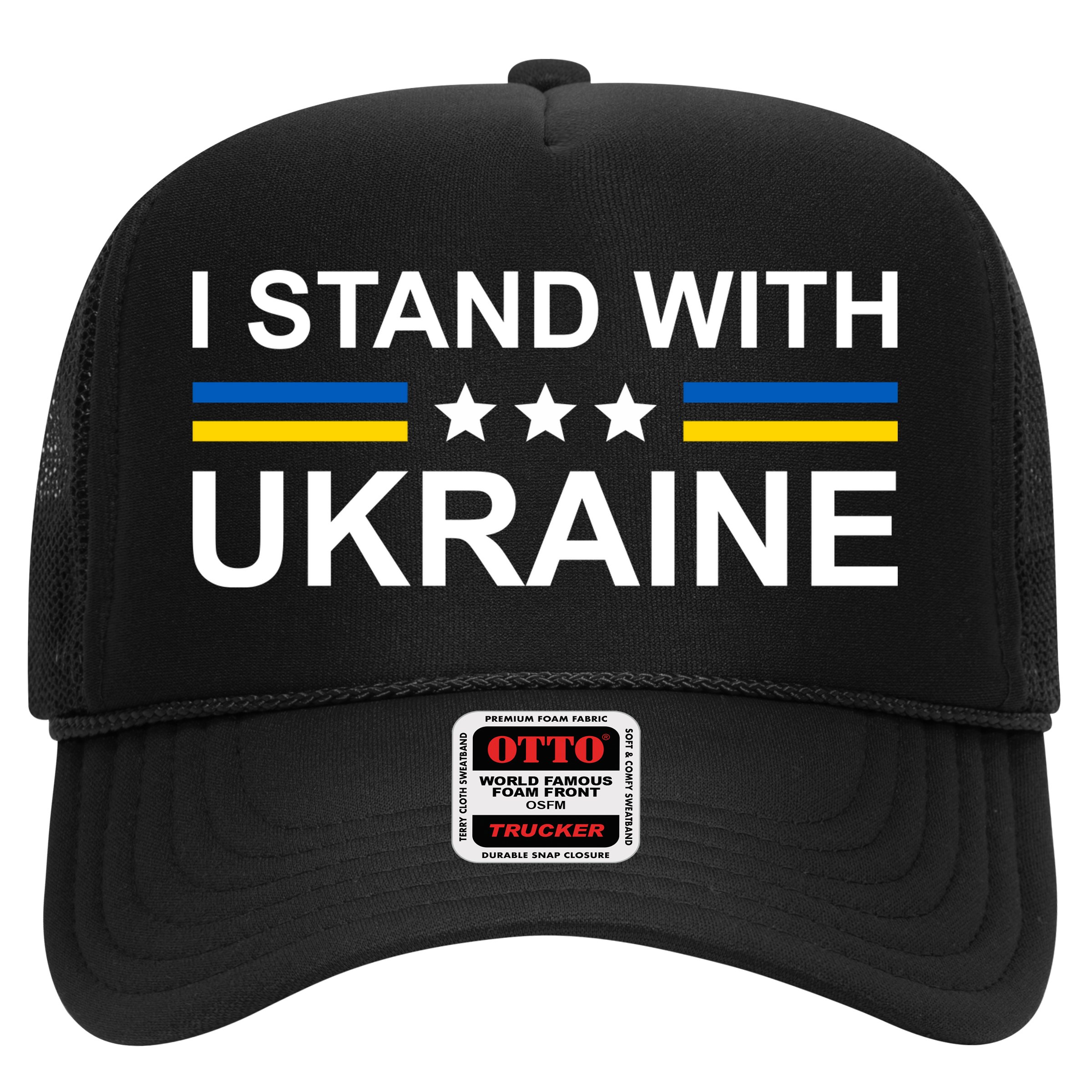 I Stand Ukraine Star Hat