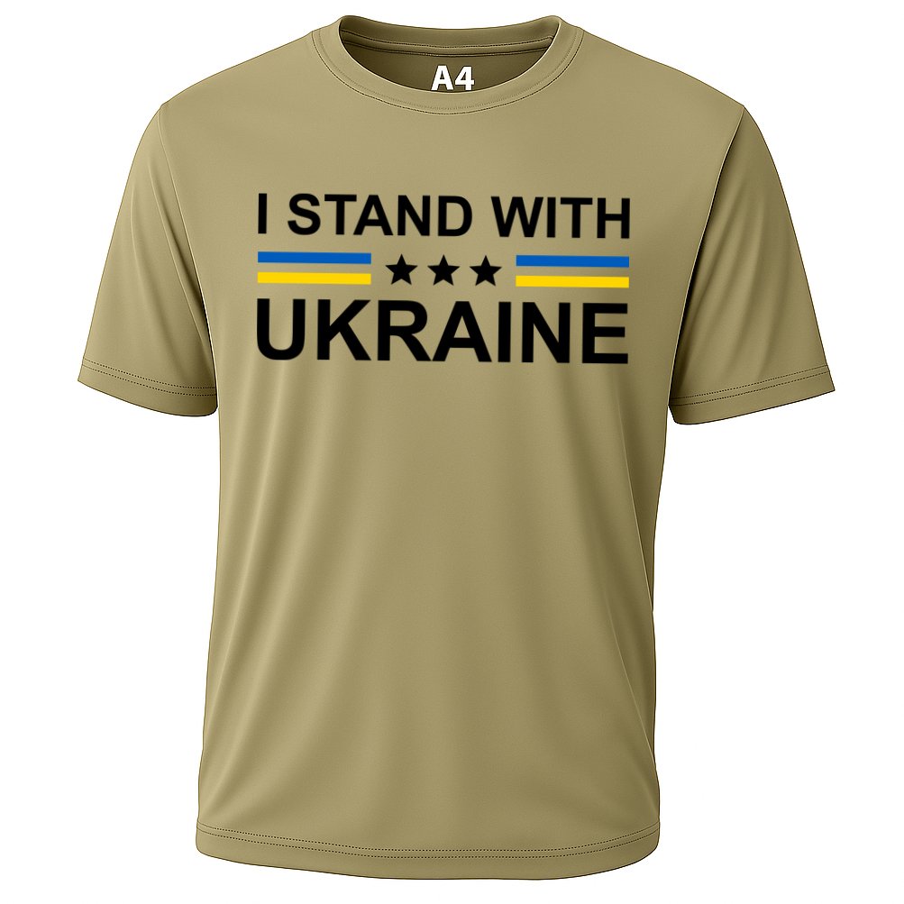 I Stand Ukraine Star Performance Shirt