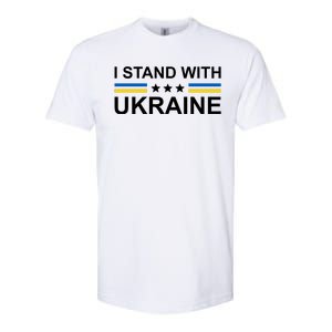 I Stand Ukraine Star Softstyle CVC T-Shirt