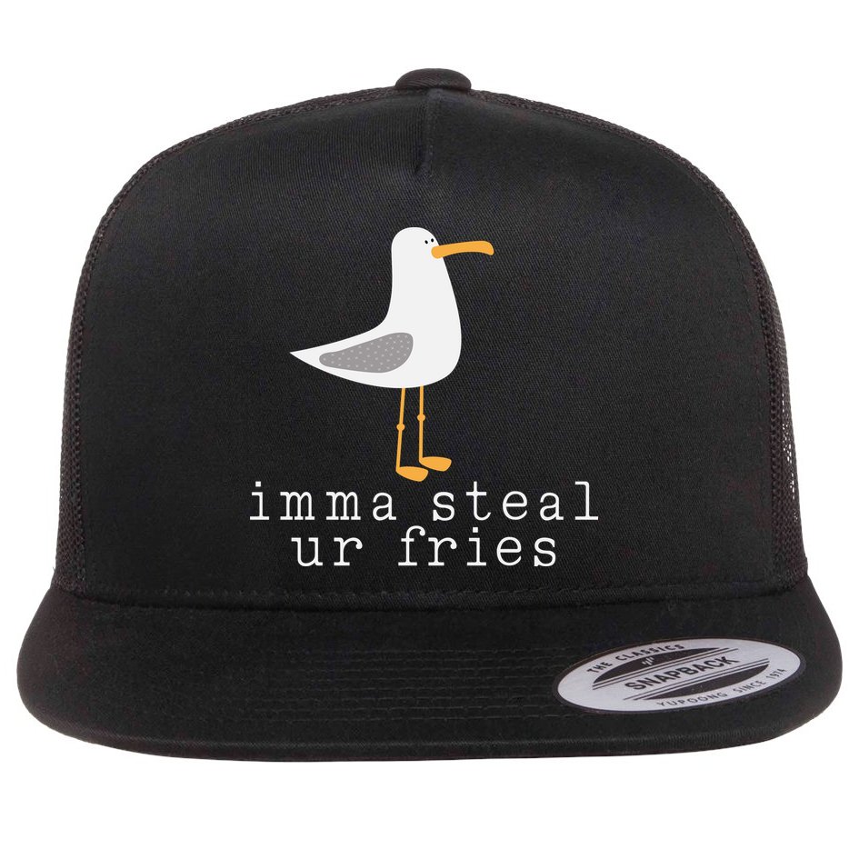 Imma Steal Ur Fries Flat Bill Trucker Hat