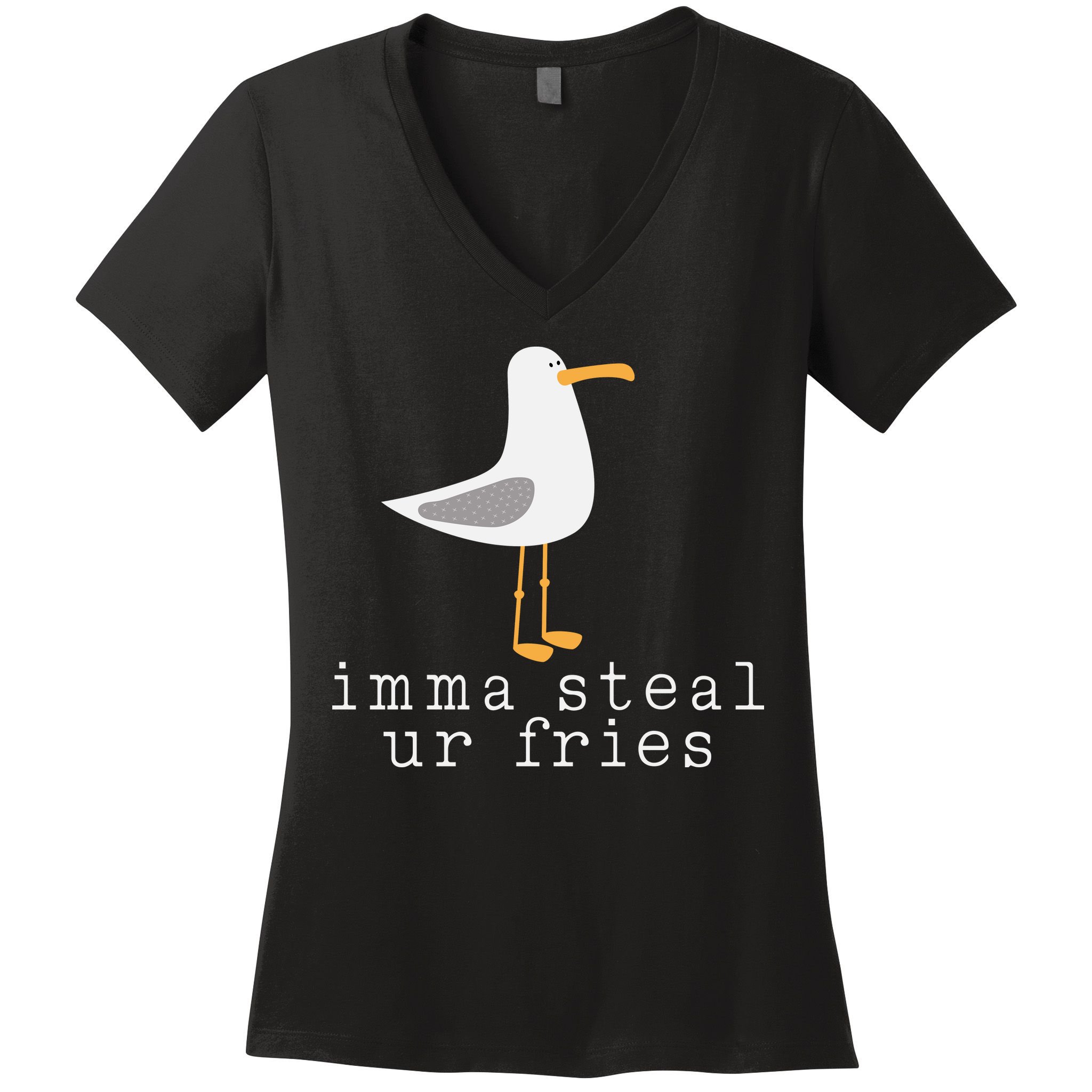 Imma Steal Ur Fries Women's V-Neck T-Shirt