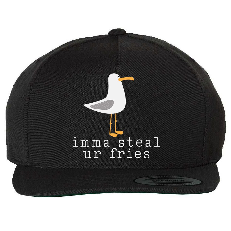 Imma Steal Ur Fries Wool Snapback Cap