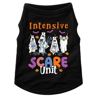 Intensive Scare Unit Icu Boo Crew Funny Nicu Picu Nurse Tech Doggie Tank