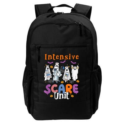Intensive Scare Unit Icu Boo Crew Funny Nicu Picu Nurse Tech Backpack