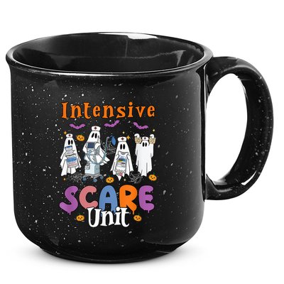 Intensive Scare Unit Icu Boo Crew Funny Nicu Picu Nurse Tech 15oz Campfire Ceramic Mug