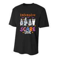 Intensive Scare Unit Icu Boo Crew Funny Nicu Picu Nurse Tech Youth Performance Sprint T-Shirt