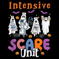 Intensive Scare Unit Icu Boo Crew Funny Nicu Picu Nurse Tech Wool Snapback Cap