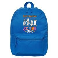 Intensive Scare Unit Icu Boo Crew Funny Nicu Picu Nurse Tech 16 in Basic Backpack