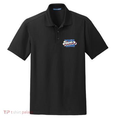 Iowa State Vintage Dry Zone Grid Polo