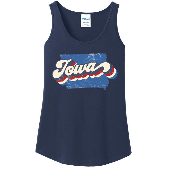 Iowa State Vintage Ladies Essential Tank