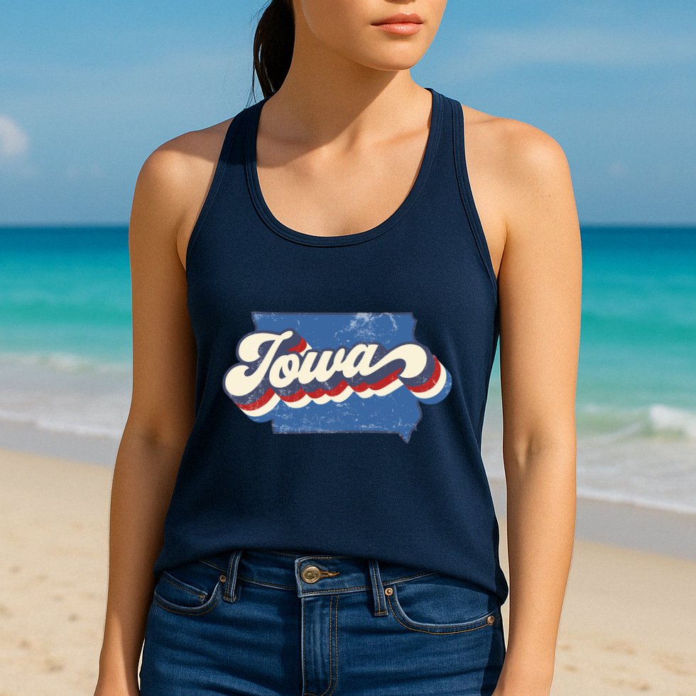 Iowa State Vintage Womens Tank Top