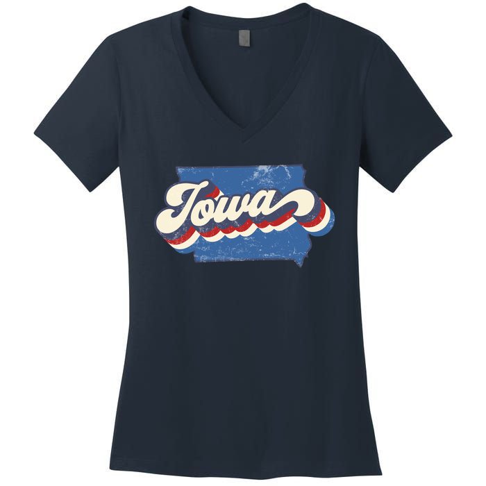 Iowa State Vintage Women's V-Neck T-Shirt