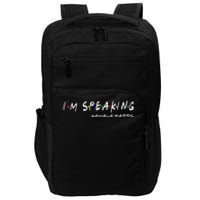 IM Speaking Voting 2024 Kamala For President Impact Tech Backpack