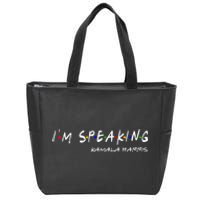 IM Speaking Voting 2024 Kamala For President Zip Tote Bag