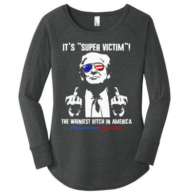 ItS Super Victim! The Whiniest B!Tch In America Women's Perfect Tri Tunic Long Sleeve Shirt