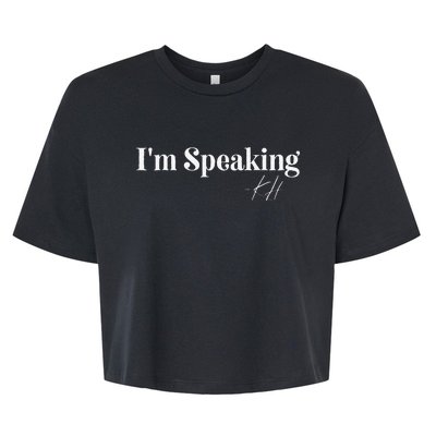 IM Speaking Vintage Kamala Harris Vice President Biden Bella+Canvas Jersey Crop Tee