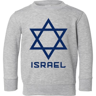 Israel Star Vintage Toddler Sweatshirt