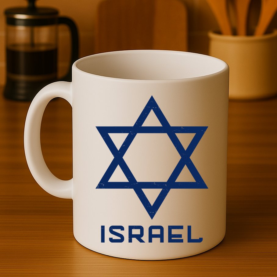 Israel Star Vintage Mug