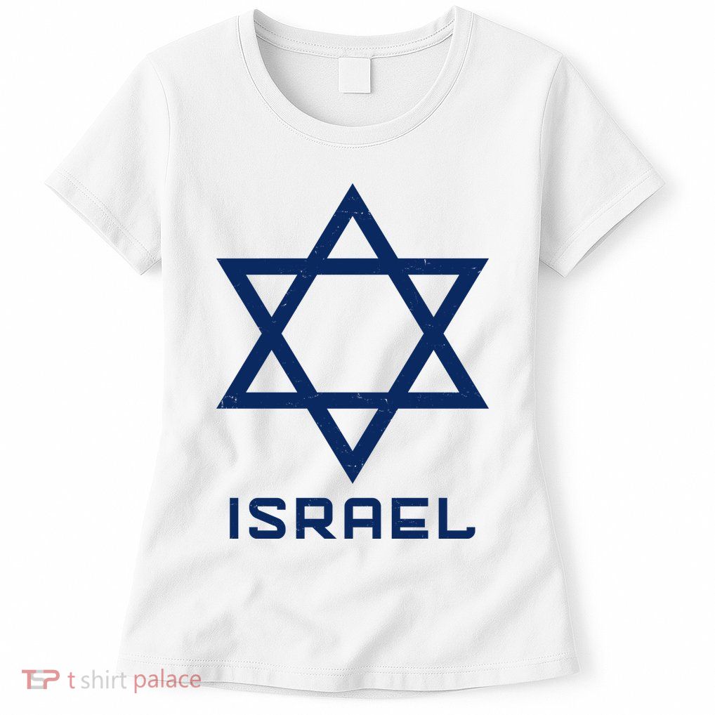 Israel Star Vintage Womens T-Shirt