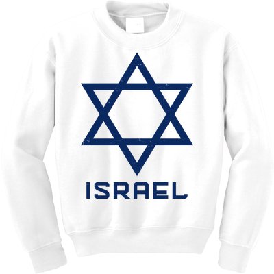 Israel Star Vintage Kids Sweatshirt