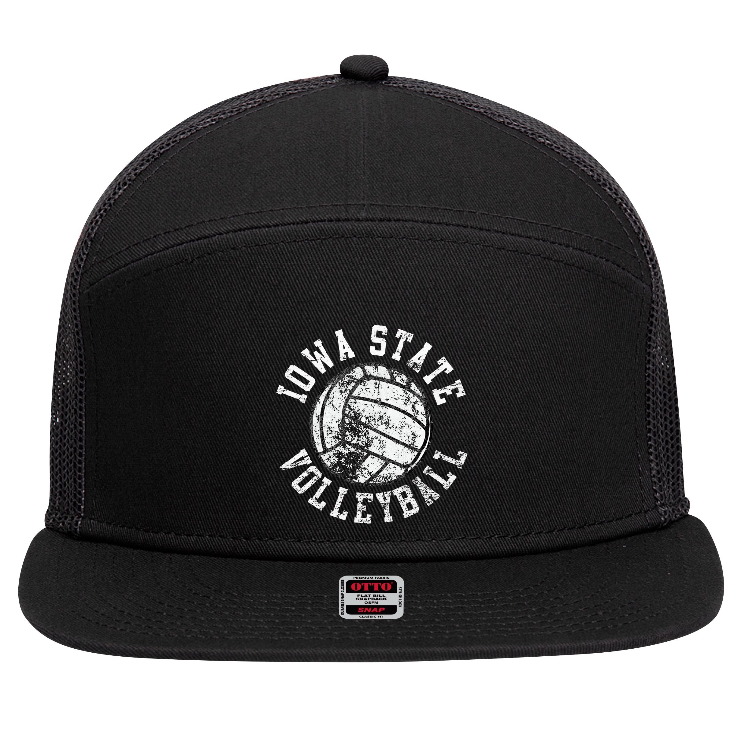 Iowa State Volleyball 7 Panel Mesh Trucker Snapback Hat