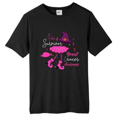 I’m Survivor Witch Breast Cancer Pink Ribbon Halloween Tall Fusion ChromaSoft Performance T-Shirt