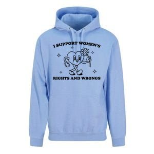 I Support Women S Of Rights And Wrongs Unisex Surf Hoodie