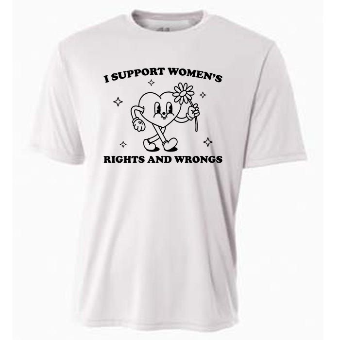 I Support Women S Of Rights And Wrongs Cooling Performance Crew T-Shirt