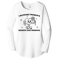 I Support Women S Of Rights And Wrongs Women's Perfect Tri Tunic Long Sleeve Shirt